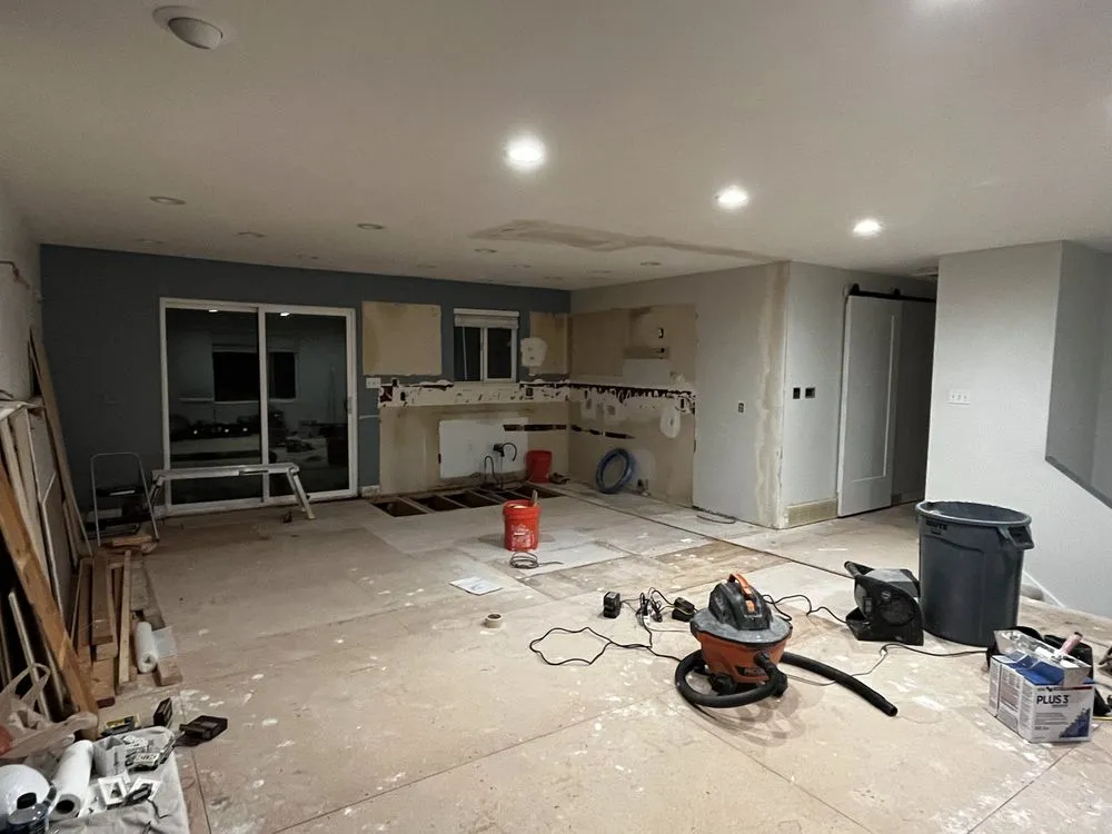 Slide of Silver Basin Construction