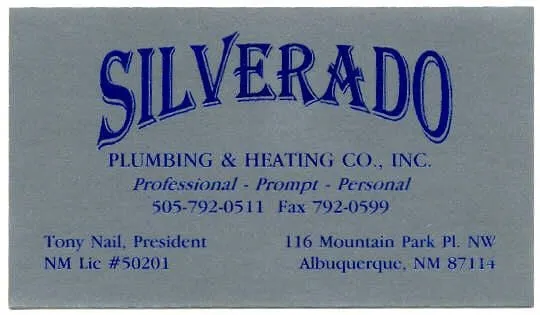 Slide of Silverado Plumbing and Heating Co