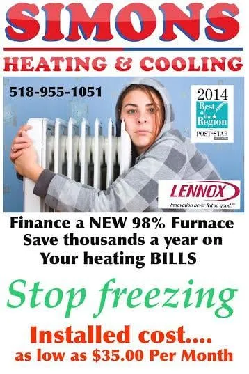Slide of Simons Heating & Cooling