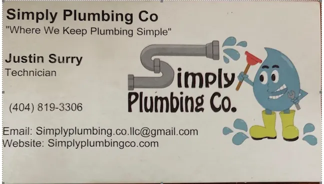 Slide of Simply Plumbing