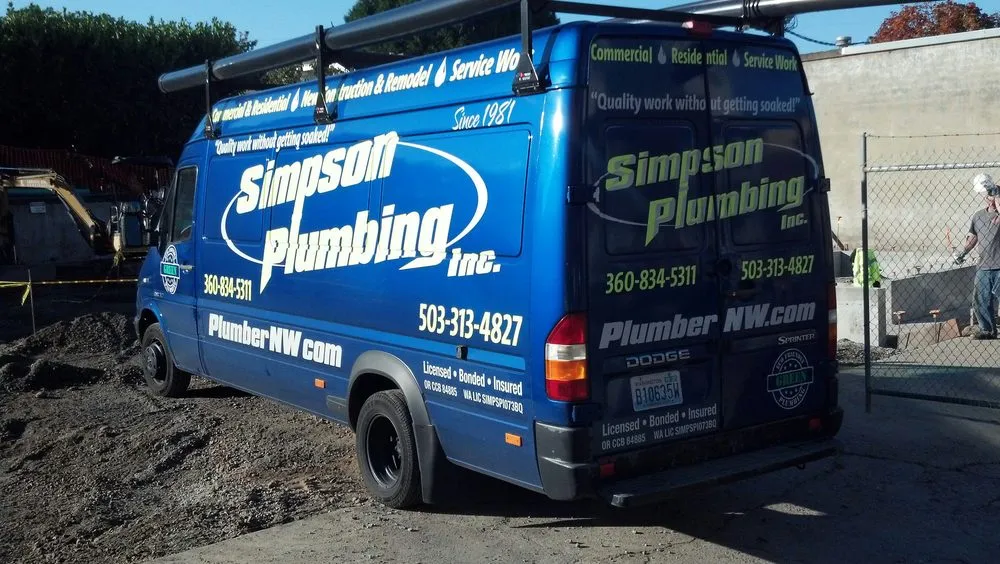 Slide of Simpson Plumbing