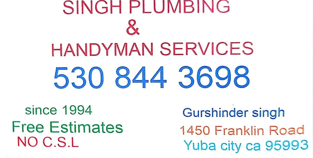 Slide of Singh Plumbing