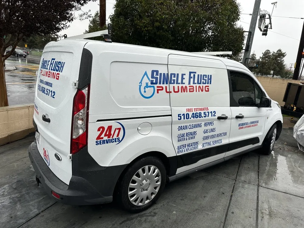 Slide of Single Flush Plumbing