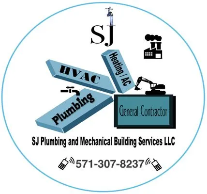 SJ Plumbing and Mechanical Building Services Logo
