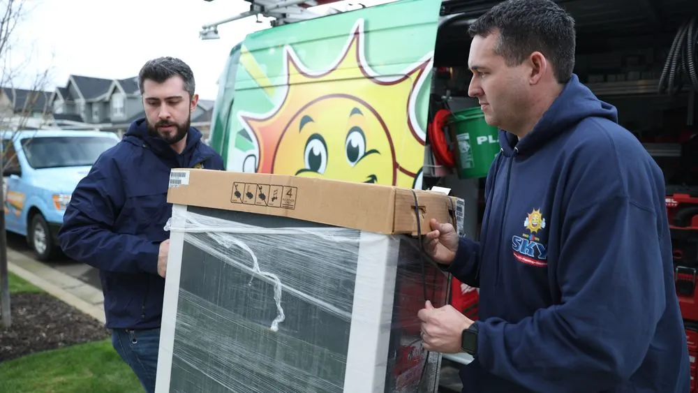 Slide of Sky Heating, AC, Plumbing & Electrical