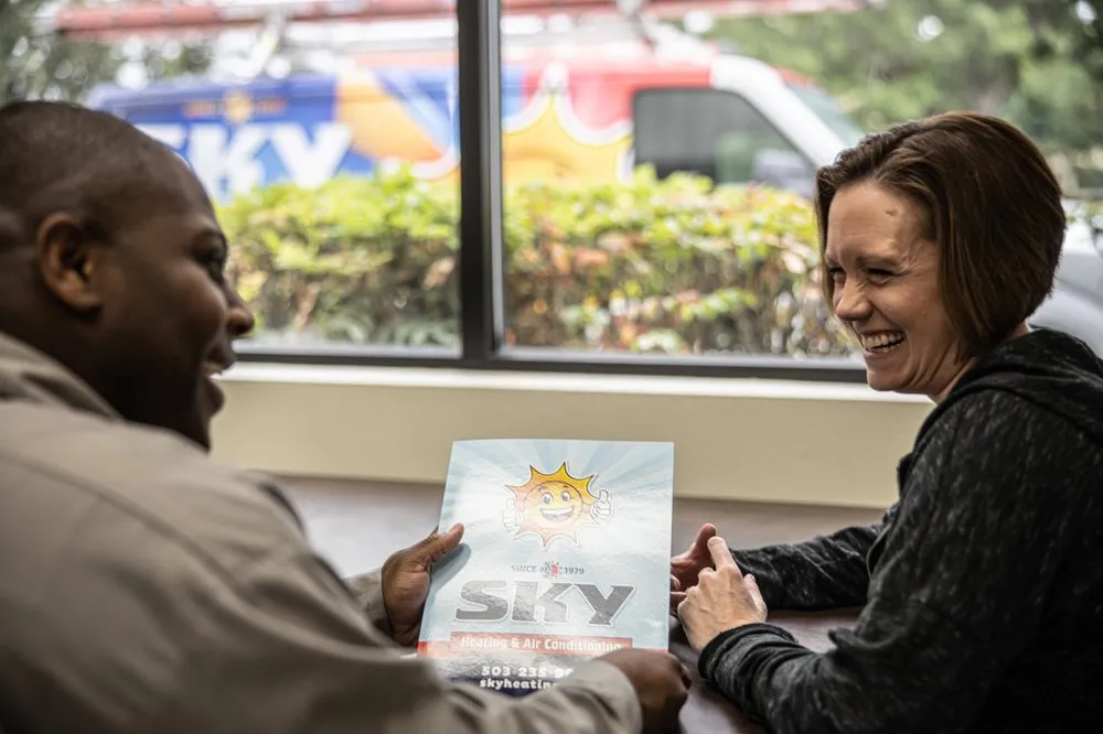 Slide of Sky Heating, AC, Plumbing & Electrical