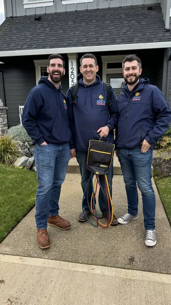 Slide of Sky Heating, AC, Plumbing & Electrical