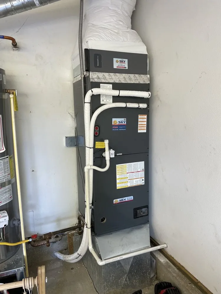 Slide of Sky Heating, AC, Plumbing & Electrical