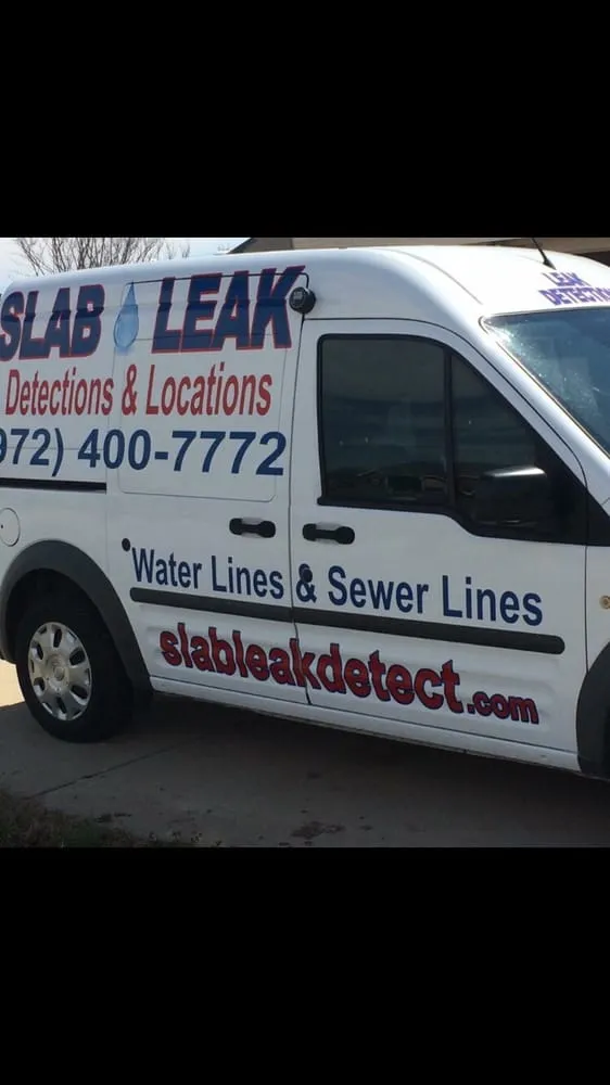 Slide of Slab Leak Detections & Location
