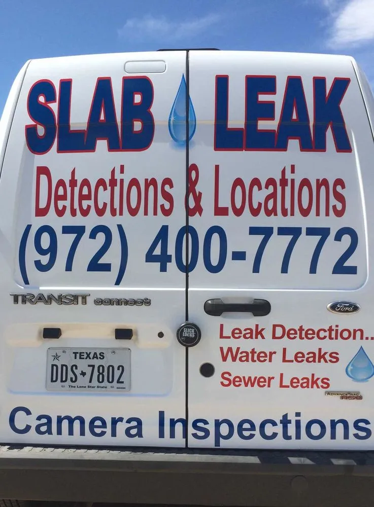 Slide of Slab Leak Detections & Locations