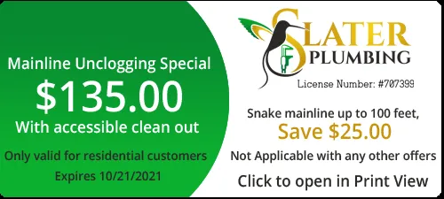 Slide of Slater Plumbing