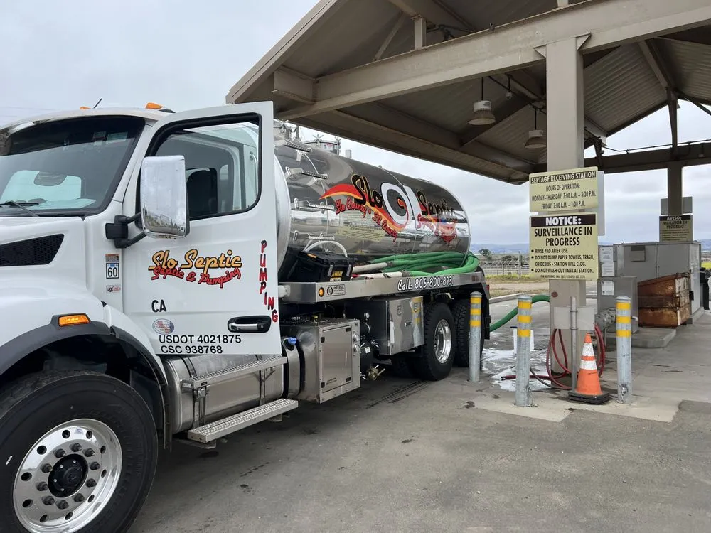 Slide of Slo Septic Pumping