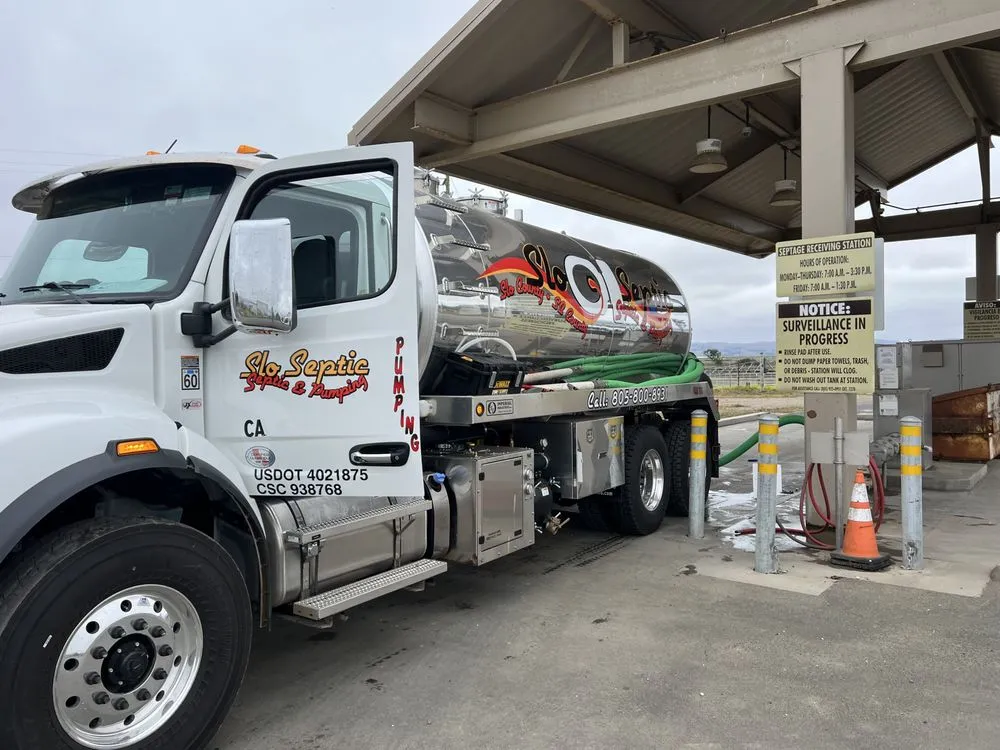 Slide of Slo Septic Pumping