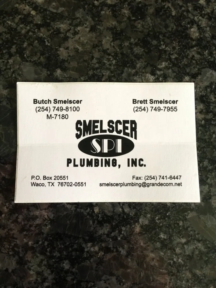 Slide of Smelscer Plumbing