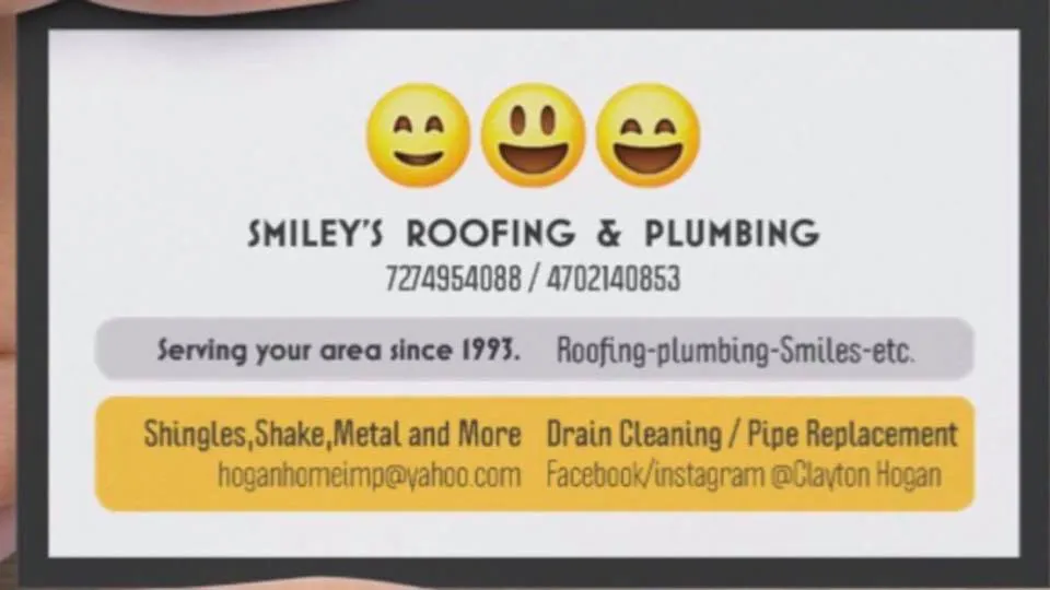 Slide of Smileys Roofing & Plumbing