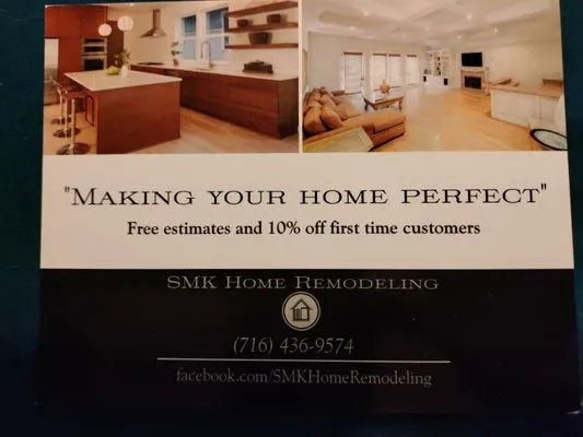 SMK Home Remodeling Logo