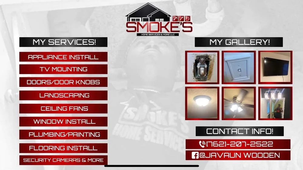 Slide of Smoke's Home Services and more
