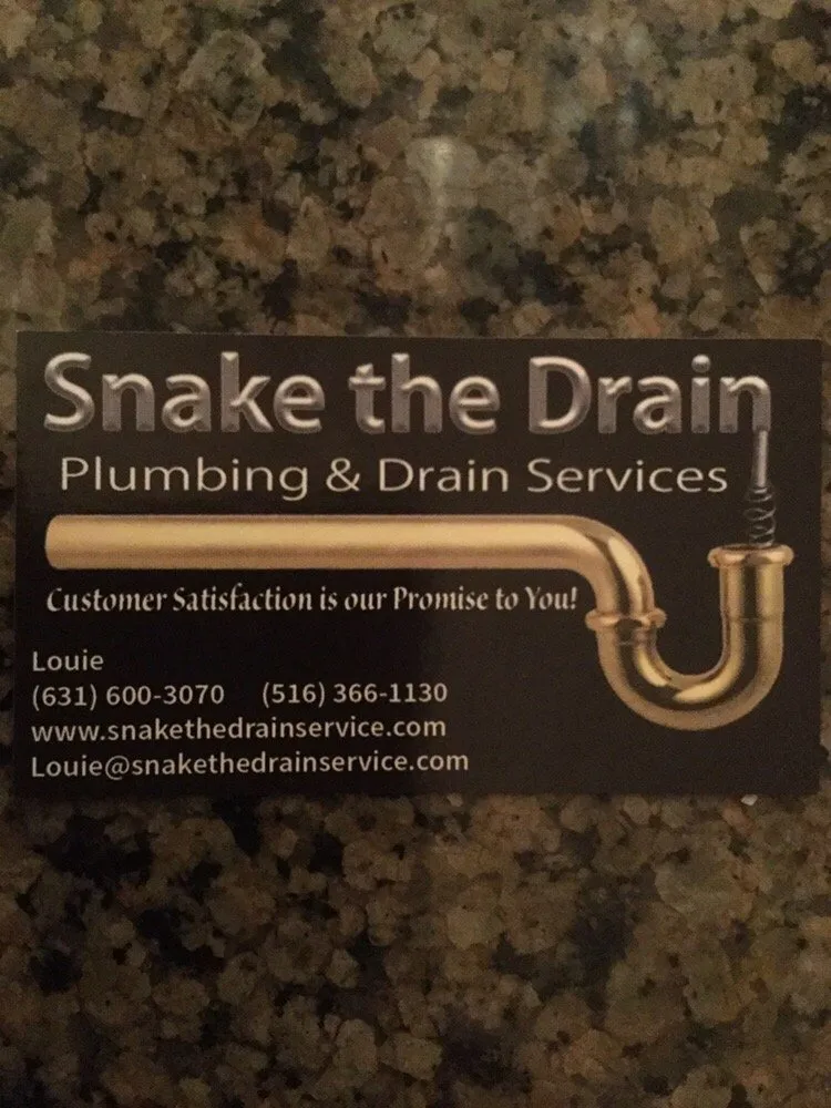 Slide of Snake The Drain Plumbing & Drain Service