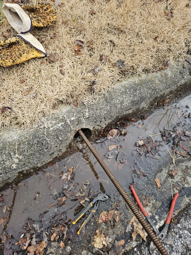 Slide of SnakeA Drain Plumbing