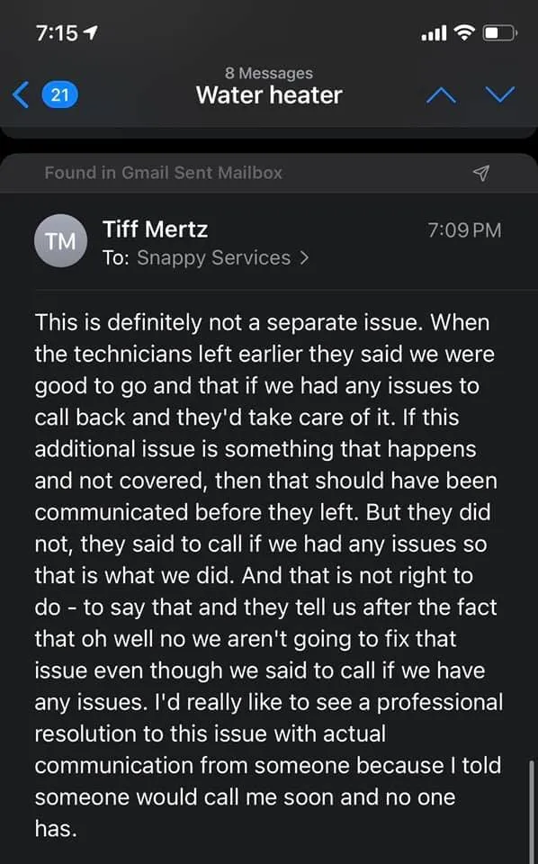 Slide of Snappy Services