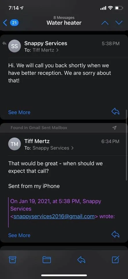 Slide of Snappy Services