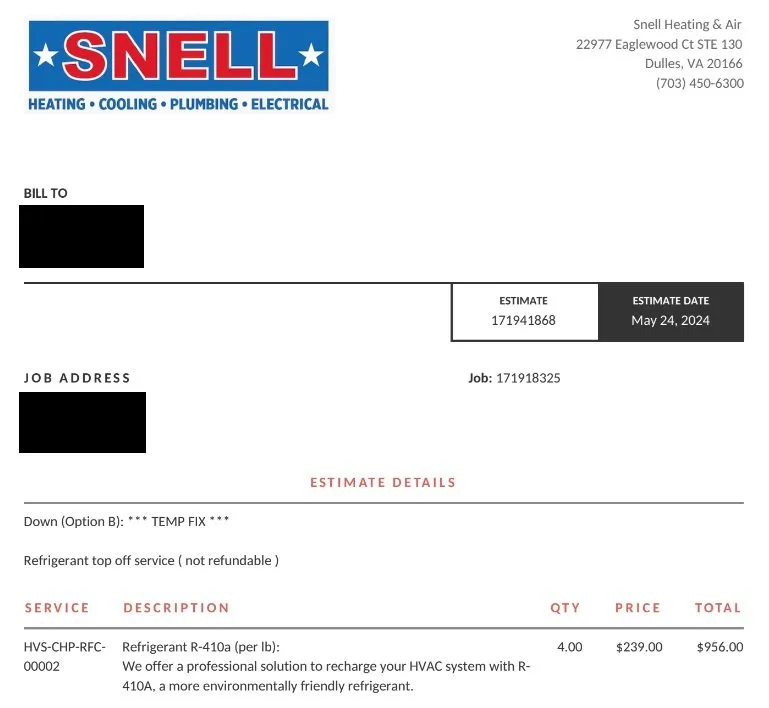 Slide of Snell Home Services