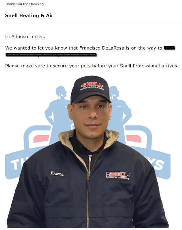 Slide of Snell Home Services