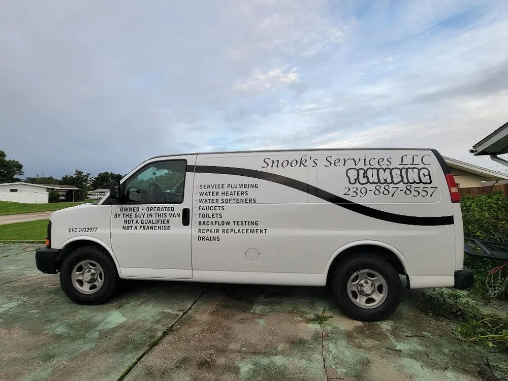 Slide of Snook's Services