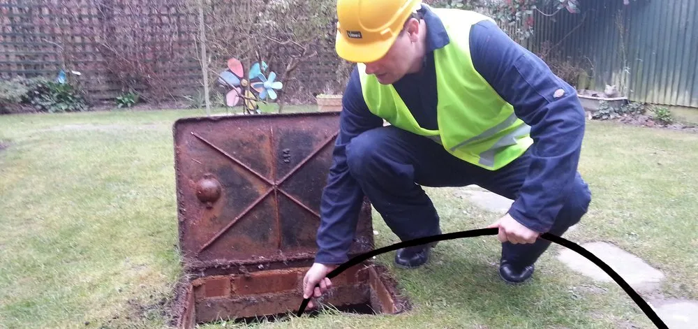 Slide of Snow Sewer Repair