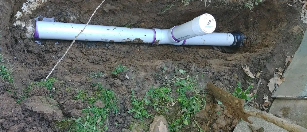 Slide of Snow Sewer Repair