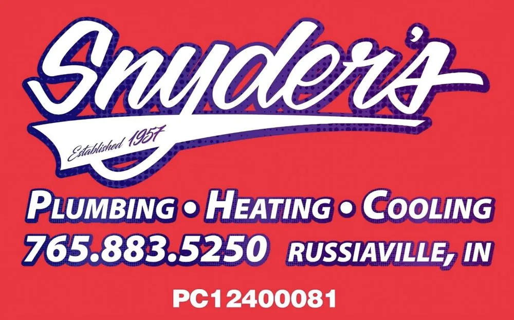Slide of Snyder's Plumbing & Heating Serv