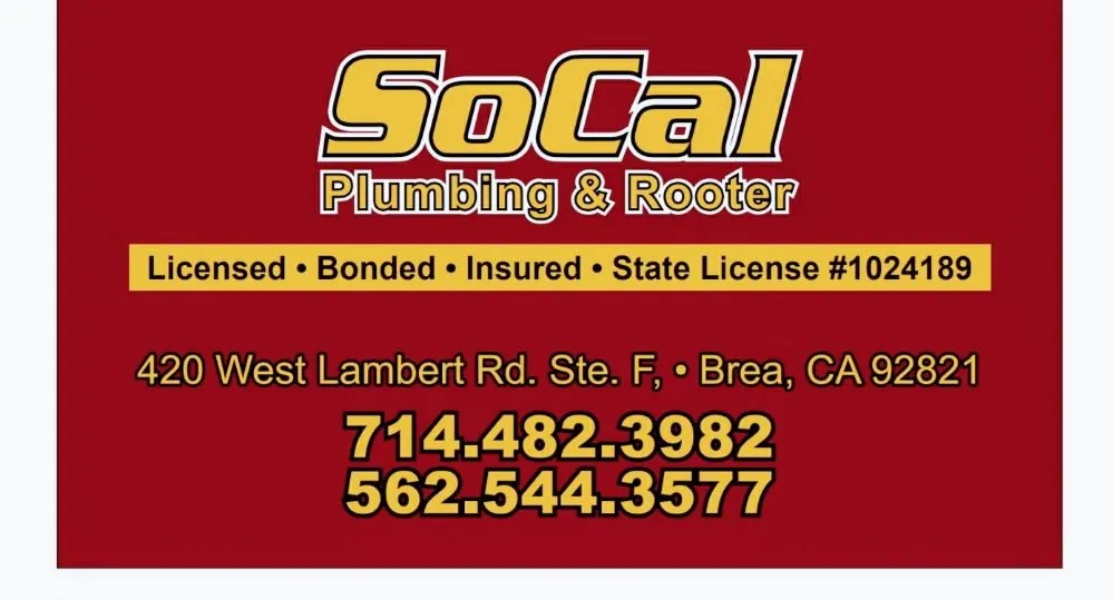 Slide of SoCal Plumbing & Rooter