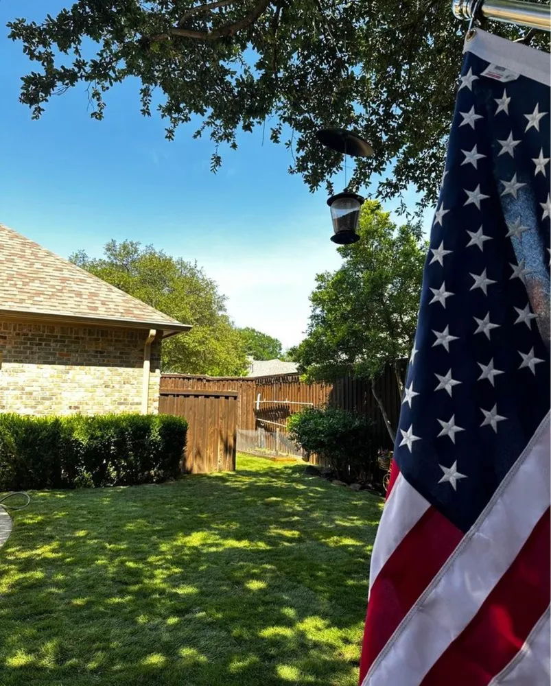 Slide of Sod & landscape installation by Blum