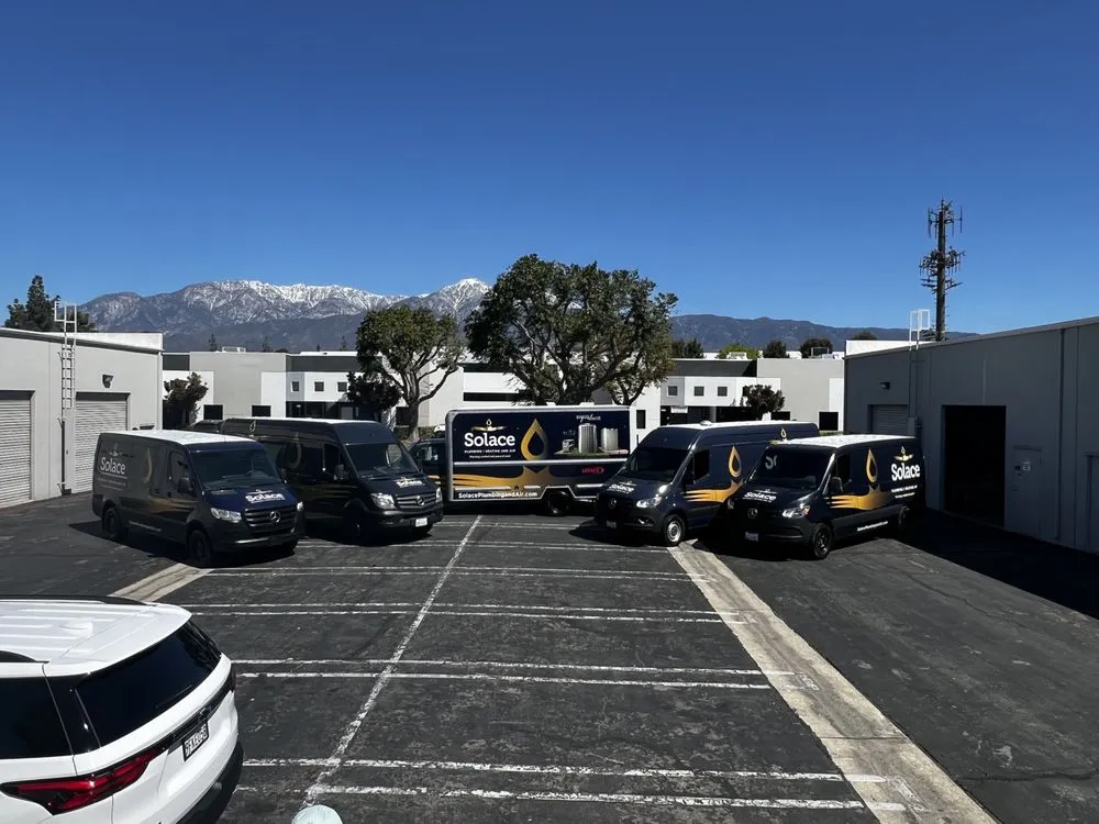 Trusted emergency plumbing in Rancho Cucamonga, CA by Solace Plumbing Heating and Air