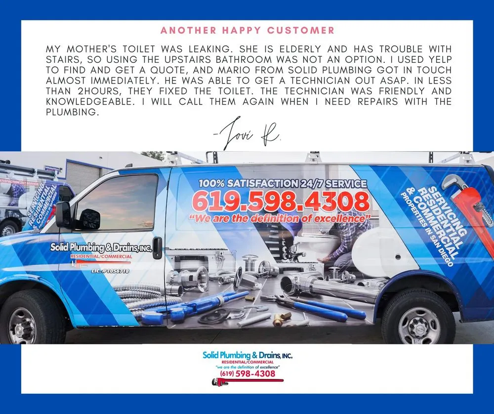 Slide of Solid Plumbing & Drains