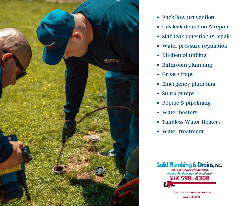 Slide of Solid Plumbing & Drains