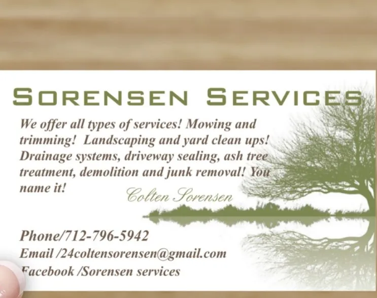 Slide of Sorensen Services