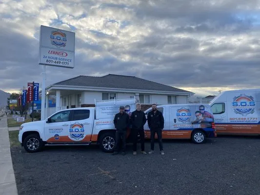 S.O.S. Heating & Cooling Logo