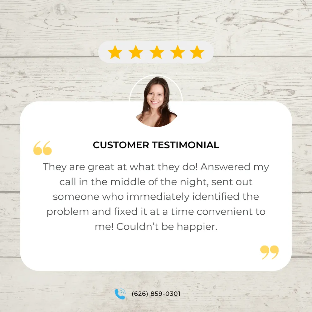 Slide of SOS Plumbing