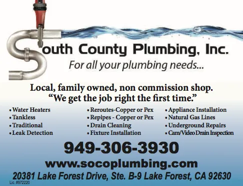 Slide of South County Plumbing