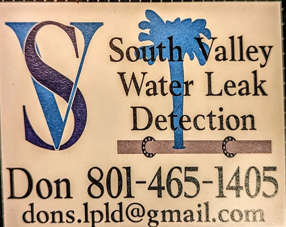 Slide of South Valley Water Leak Detection
