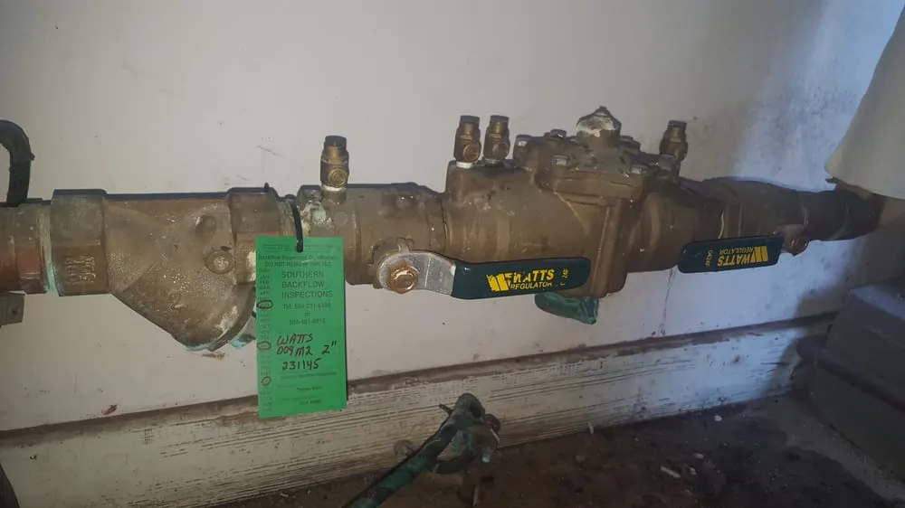 Slide of Southern Backflow Inspections