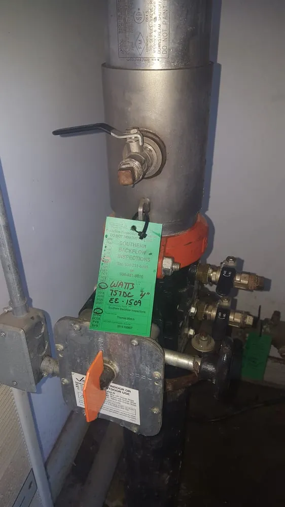 Slide of Southern Backflow Inspections