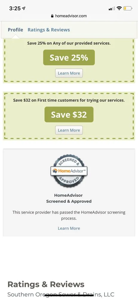 Slide of Southern Oregon Sewer & Drains