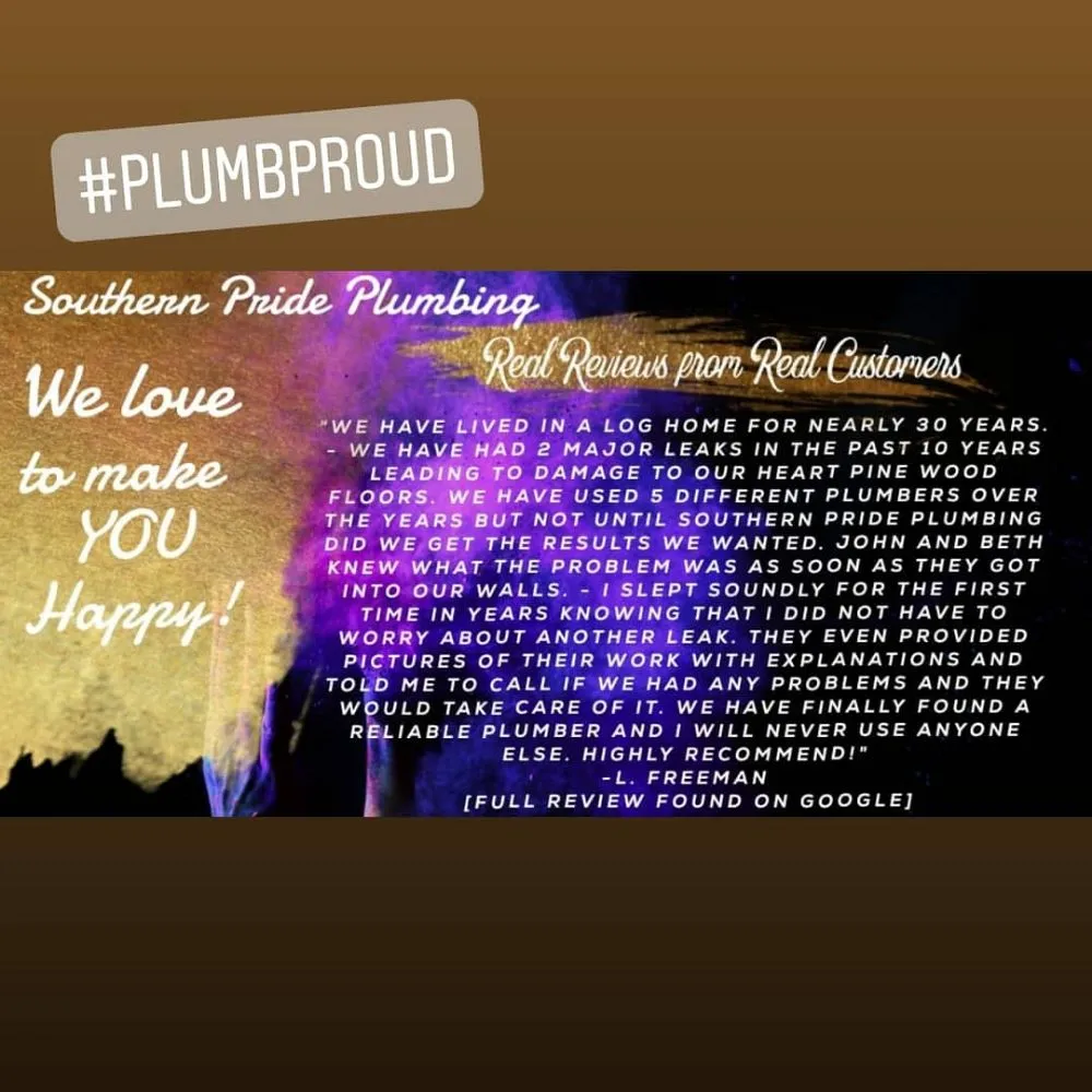 Slide of Southern Pride Plumbing