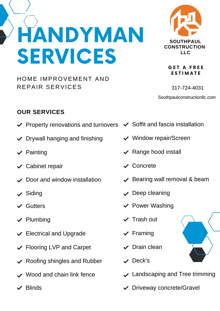 Slide of SouthPaul Construction