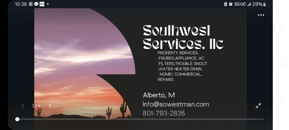 Slide of Southwest Services
