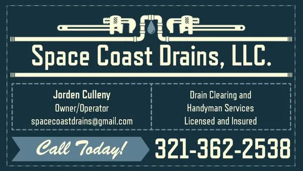 Space Coast Drains Logo