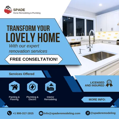 Spade Home Remodeling & Plumbing Logo