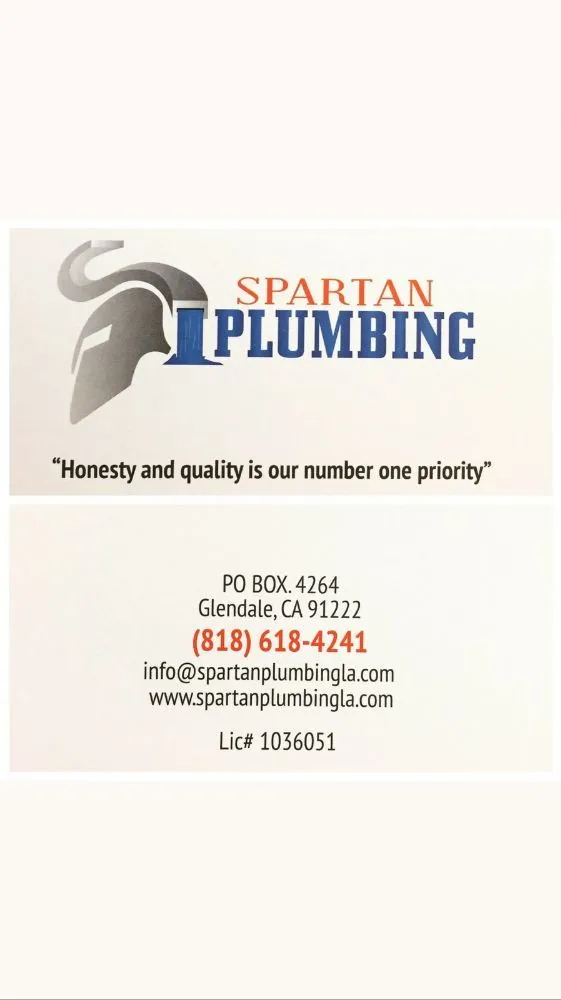 Slide of Spartan Plumbing